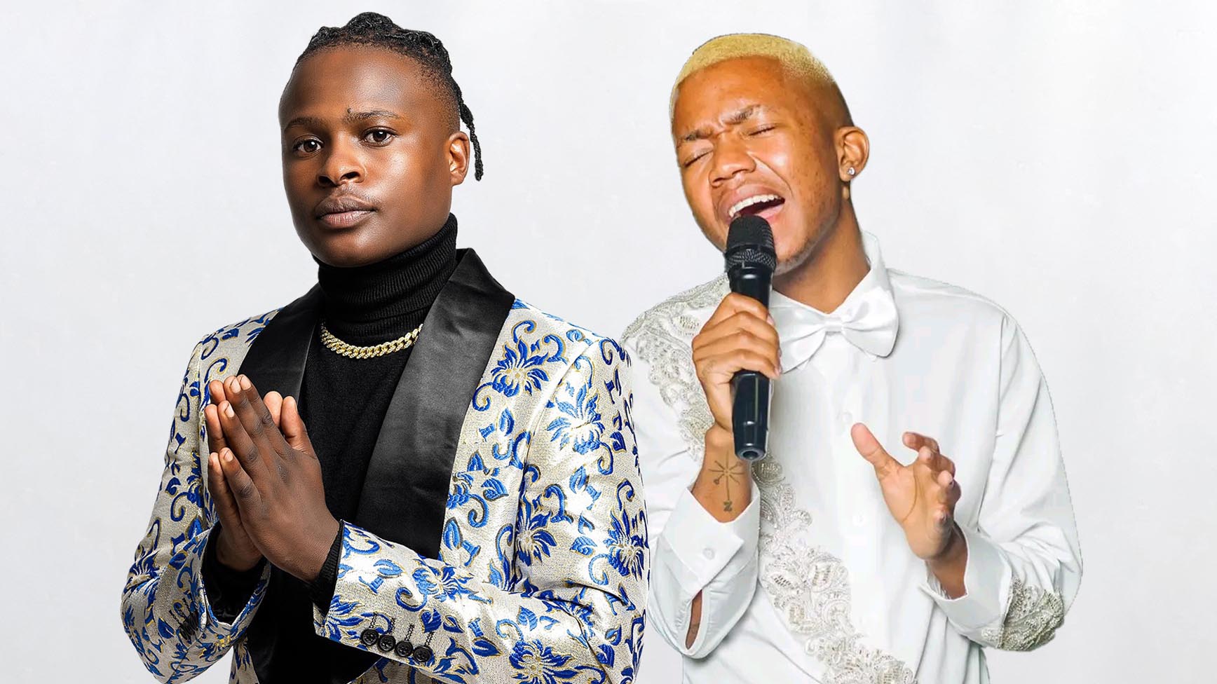 Young Zesh and Fundiswa Nxumalo, known as Kevin Nails. (Courtesy pics)